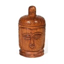 Wooden Grinder, BUDDHA, 3-piece