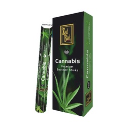 [ZBHX6-9] Incense, Zed Black, CANNABIS, 6 packs of 20 pcs