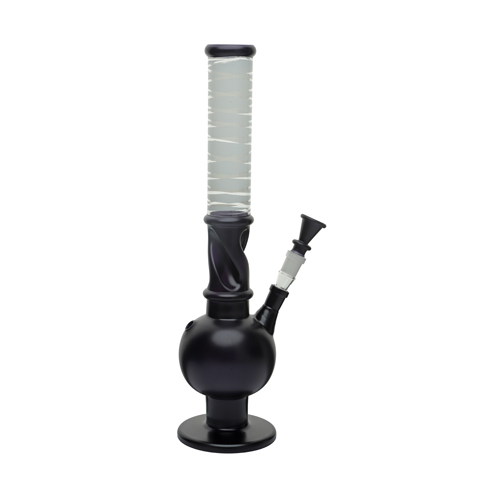 [GW38CS] Glass Bong, 18.8 mm, 45 Cm, Ice Black