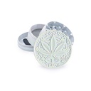 Metall-Grinder, ICY Pearl Trance Leaf, 50 mm Ø, 4-teilig