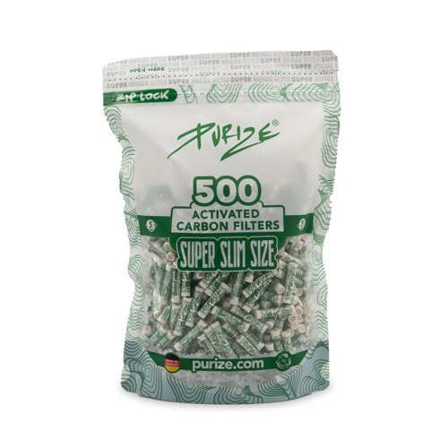 [ZU9SS500] PURIZE Aktivkohlefilter 1x500 Super Slim 5.0mmØ