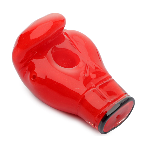 [CC1102RD] GLAS HAND-Pipe rot, 10cm, 1 Stück