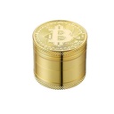 Metal Grinder, 40 mm Diameter, 4-piece, BITCOIN