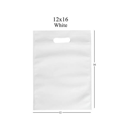 Shopping Bags M, 30 × 40 cm, White – Pack of 100