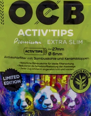 OCB Activ'Tips, Extra Slim Limited Edition, 6 mm Ø, 50 Stück