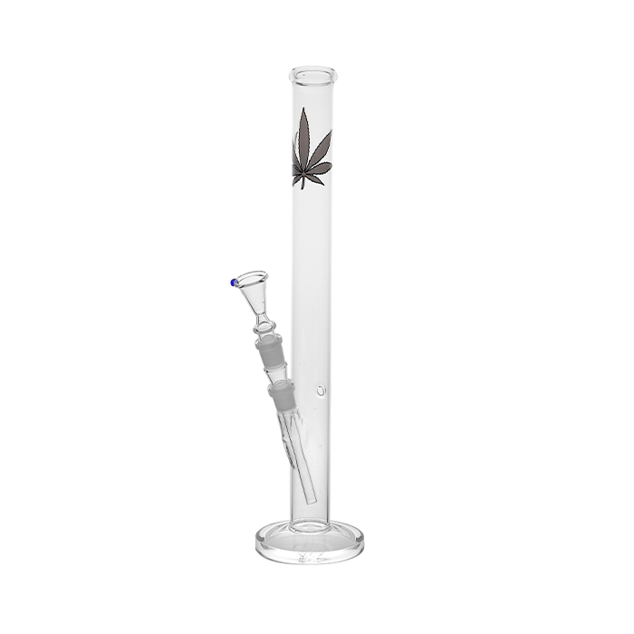 [GW44L] Cylinder Glass Bongs, 46cm High, 18.8mm, 42mmø
