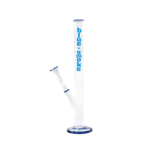 [GW44LBB] Glasbong Zylinder, Blau Smoke, 46cm, 18.8er
