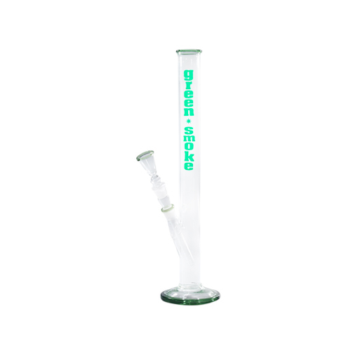 [GW44LBG] Glass Bong Cylinder, Green Smoke, 46 Cm, 18.8 mm