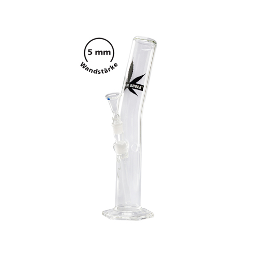 [GW465AX] GLASBONG-18.8er-40cm-5mm, Heavy-Modell-gebogen