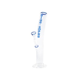 [GW46ABB] Glasbong Zylinder gebogen, BlueSmoke, 40cm, 18.8
