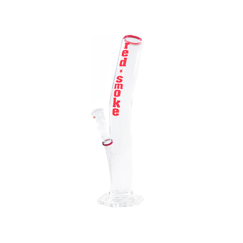 [GW46ABR] Glass Bong - 18.8 mm - 40 cm - Red Smoke