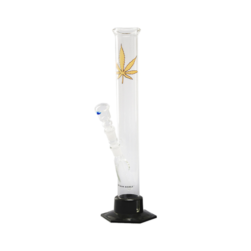 [GW50] Glasbong-14.5er-36cm, 42mm Ø, Plastikfuß