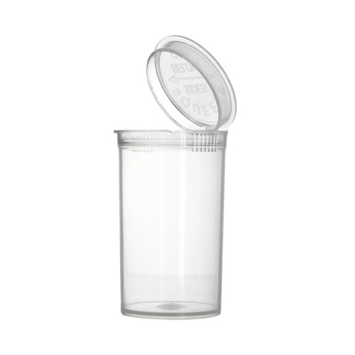 [POPTOP] Pop-Top Squeeze Dose, 70mm, clear, 1 Stück