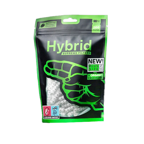 Hybrid Activated Charcoal Filters, Supreme, 8.2 mm Ø, VE 200