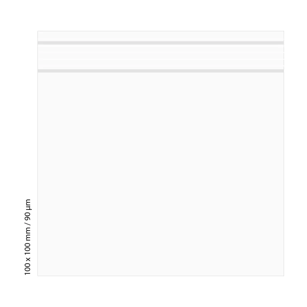 Polybeutel 10 × 10 cm, 90 Mikron, transparent, 500 Stück