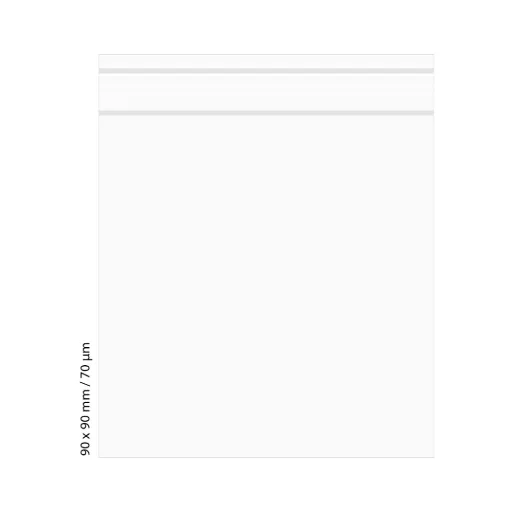 [LD997] Poly Bag 9 X 9 Cm, 70 My, Pack Of 500, Plain Clear