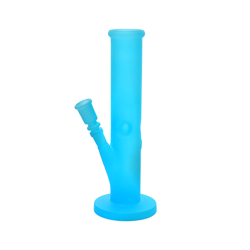 [SSC10338BL] Frosted Glass Bong 26 cm, Neon Blue