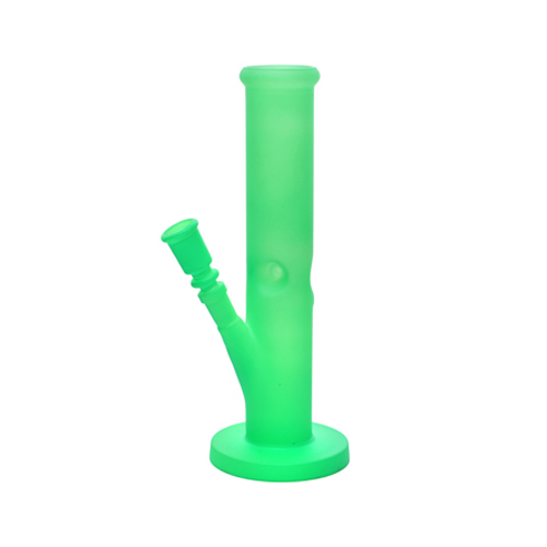[SSC10338GR] Frosted Glass Bong 26 Cm, Neon Green