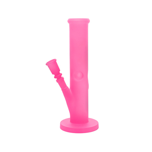 [SSC10338PK] Frosted Glass Bong 26 Cm, Neon Pink