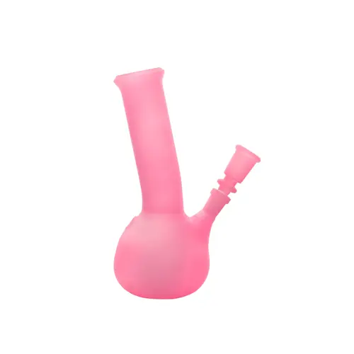 [SSC10336PK] Frosted Glass Bong 20 Cm, Neon Pink