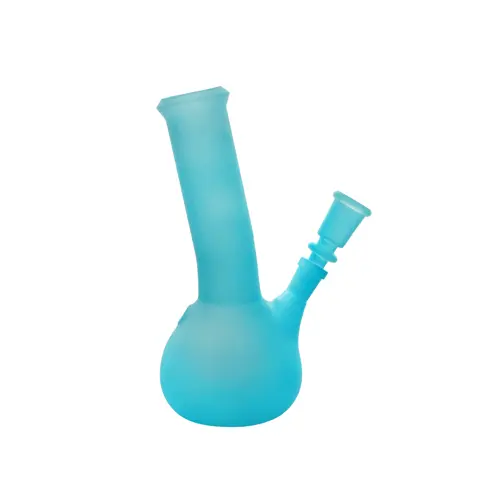 [SSC10336BL] Frosted Glass Bong 20 cm, Neon Blue