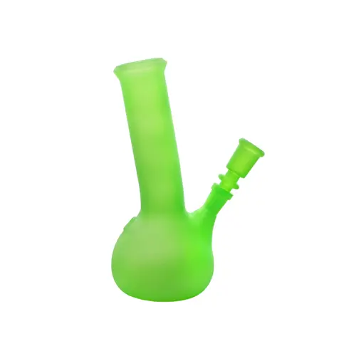 [SSC10336GR] Frosted Glass Bong 20 Cm, Neon Green