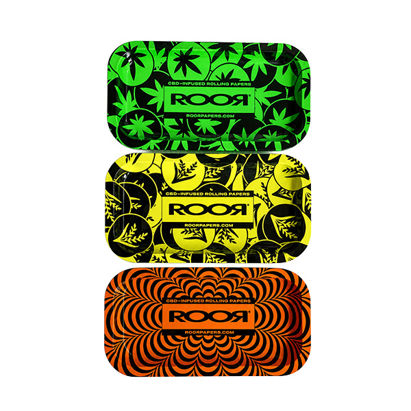 Roor Metal Rolling Tray ,Mix Colour ,20 X 10cm