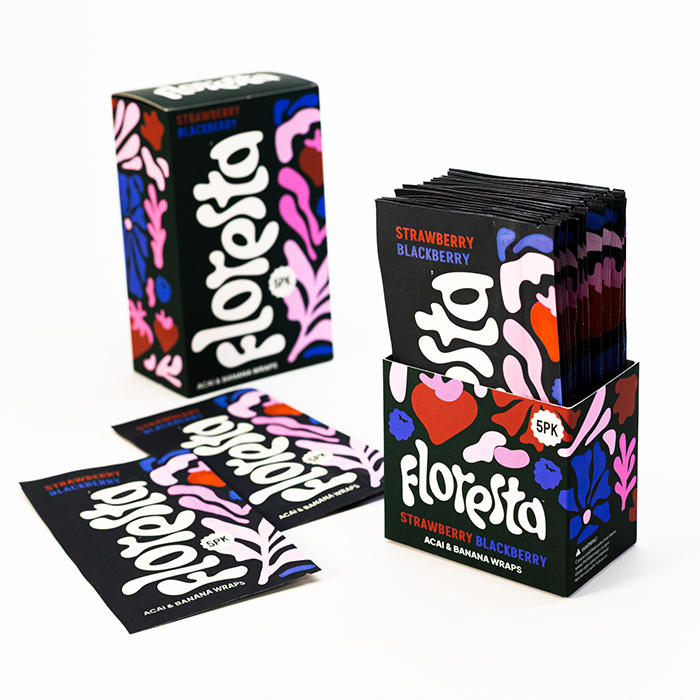 [FLSTB] Floresta Wraps Strawberry Blackberry, 25er-Pack