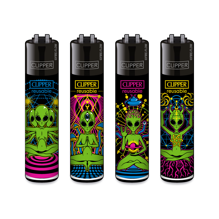 [CL2643] Clipper Classic Large TRIPPY ALIEN- VE48