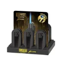Clipper Metal Jet Flame, Matte Black-VE12