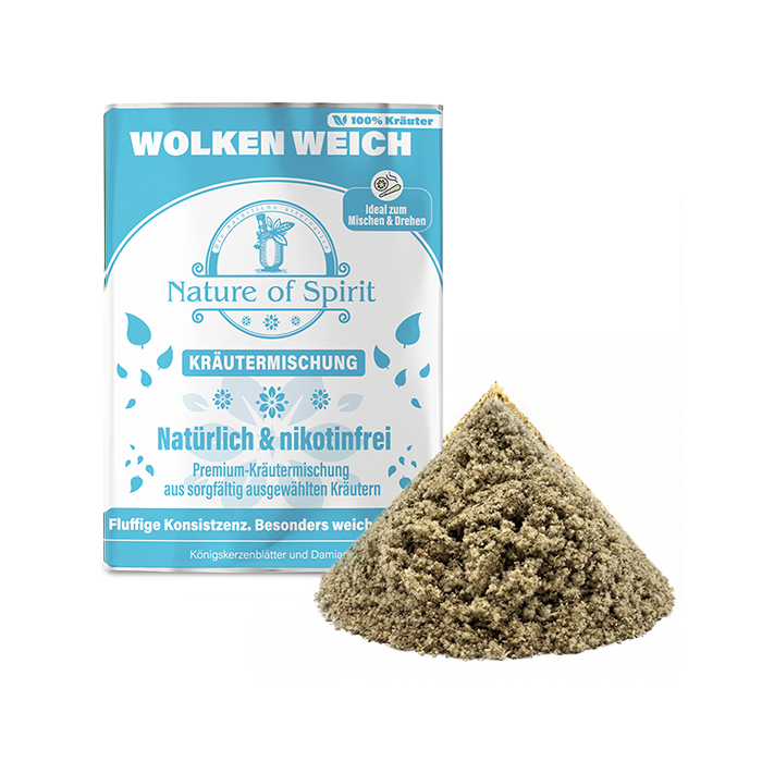 [NATUREWW] Nature Of Spirit, WOLKEN WEICH, Nicotine-free, 30g