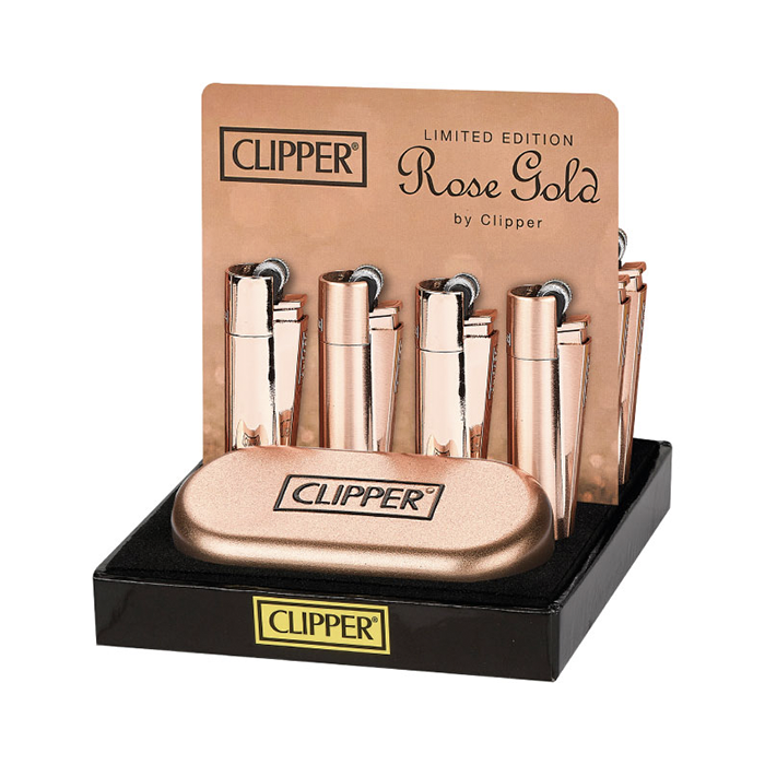 [CL8ZRG] CLIPPER CLASSIC Metal Large, Roségold, VE 12