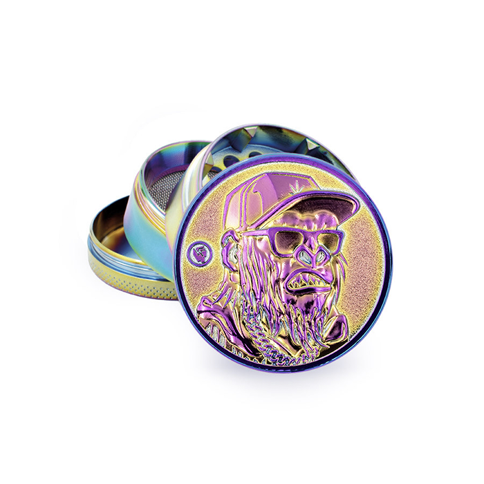 Metal Grinder,ICY MONKEY, 50mm Ø, 4-part