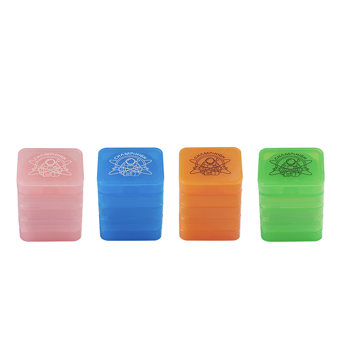 CH Colorful Plastic Grinder, 40mm Ø, 4 Part
