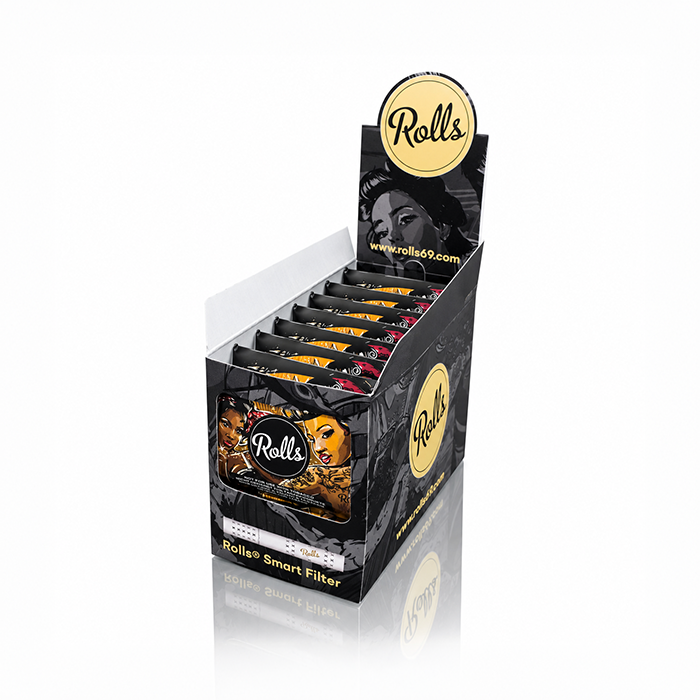 [ROL816] Rolls Filter Tips, 8 mm Ø, VE 8 X 16 Pcs