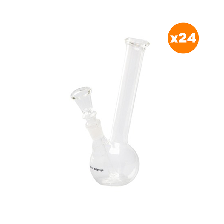 [GW36KBOX] Glass Bong 18 cm , 14.5 mm Ground Joint , VE24