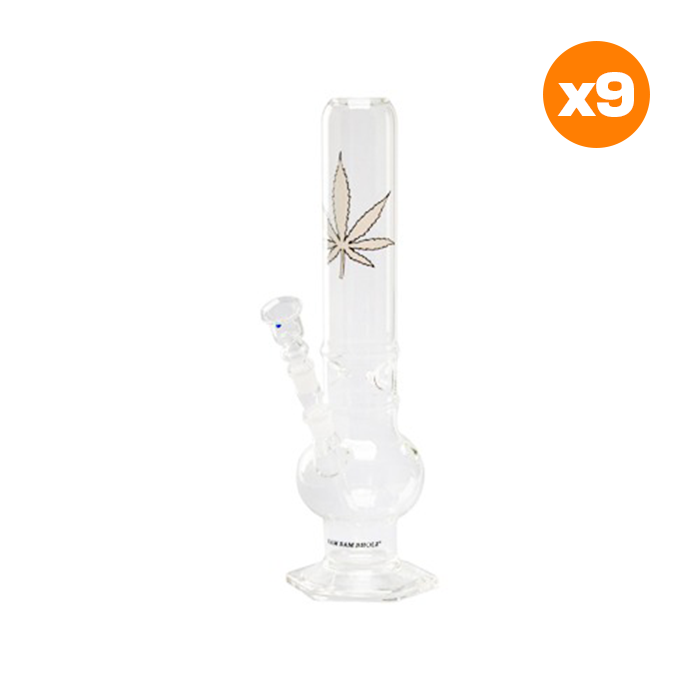 [GW110EBOX] Glasbong / Icebong, 32cm Höhe, 53mm Ø, 14.5er