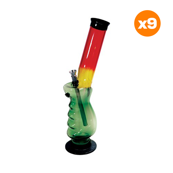 Acrylic Bong, Joystick, approx. 30 Cm, 38 mm Ø | VE9