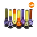 Acrylic Bong, Colored, Ice, With Ball, approx. 29.5 cm | VE9