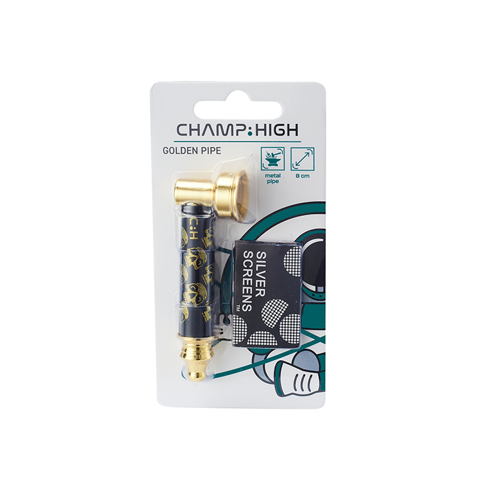 Champ High Golden Metal Pipe , 8cm