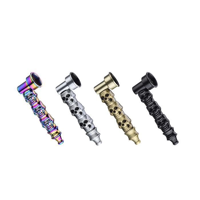 Champ High Skull Metal Pipe, 8cm