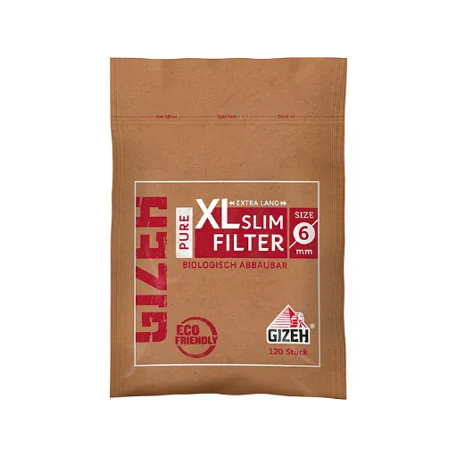 [ZI4PF] Gizeh Pure XL-Slim Filter 6mm-VE10