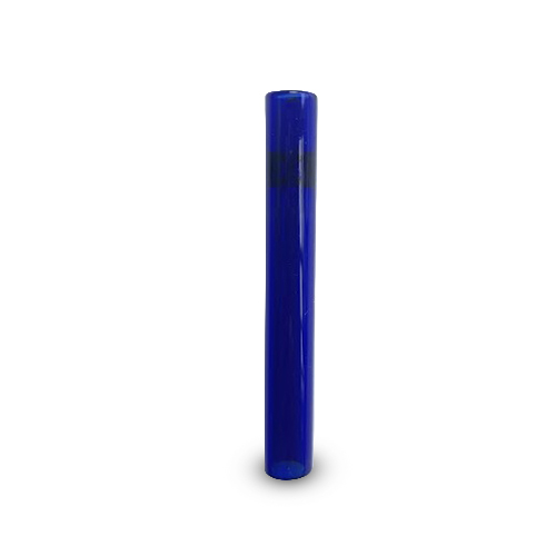 [SSC10141BL] Glas One-hitter, BLAU, VE10, 9cm, cigarette Pfeife