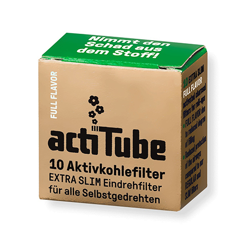[ZU6SM1X10] Actitube 6 mm Ø Extra Slim Active Filter 1x 10 Pack