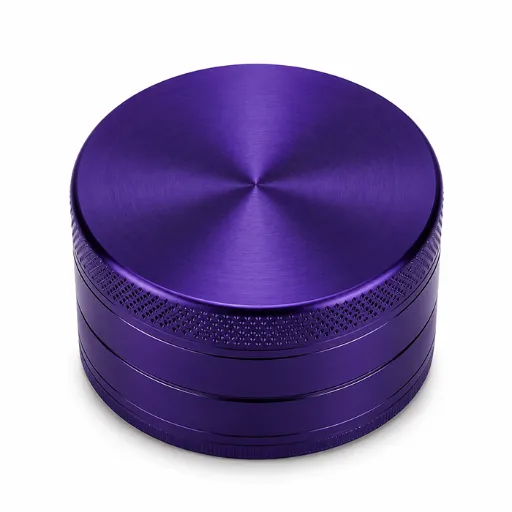 [WN52B] Aluminum Grinder 5 cm 2 Parts Blue*