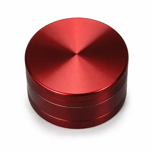 [WN52R] Aluminum Grinder 5 cm 2 Parts Red
