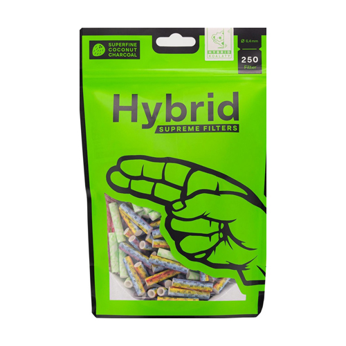 [ZU5HY250BT] Hybrid-Aktivkohlefilter, Supreme Colorful, 6,4 mm Ø, VE 250