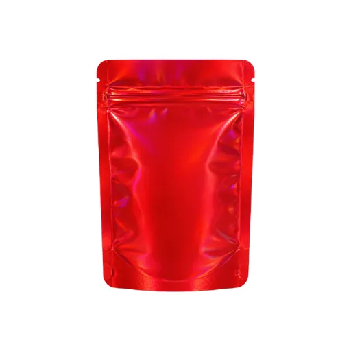 [MB14085RDHOL] Mylar Bag, 140 X 85 mm, VE 50, Red Holographic